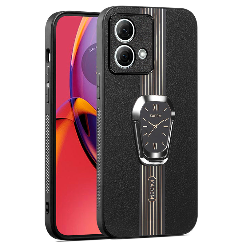KADEM For Motorola Moto G84 5G Kickstand Mobile Phone Case PU+TPU+Acrylic Cover Anti-Scratch Phone Shell KADEM For Motorola Moto G84 5G Kickstand Mobile Phone Case PU+TPU+Acrylic Cover Anti-Scratch Phone Shell